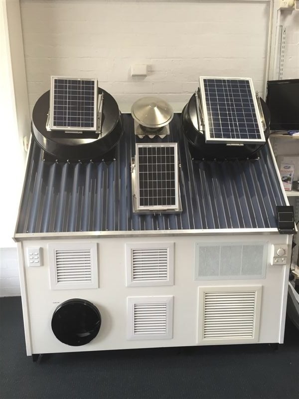 Solar Whiz and Subfloor fans Solar Whiz and Subfloor fans