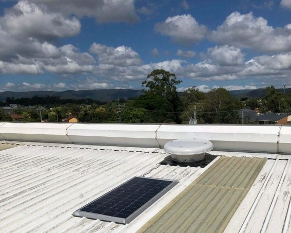 Solar Whirlybird for Industrial Spaces Solar Whirlybird for Industrial Spaces